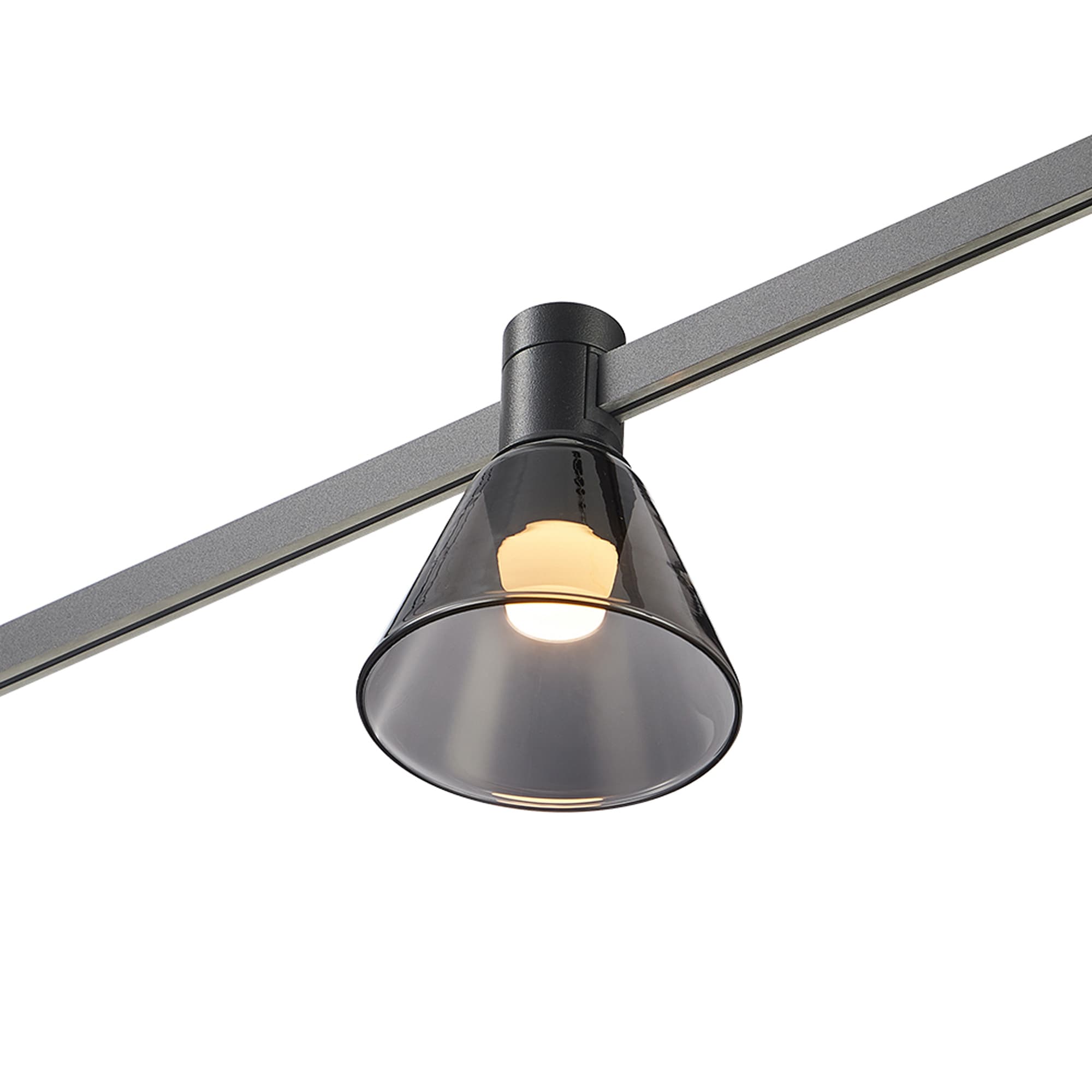 ST LUCE ST814.406.03 Магнитный трековый светильник FARM Черный LED 1*3W 3000K 78Lm Ra90 120 IP20 D90xH102 180-240V