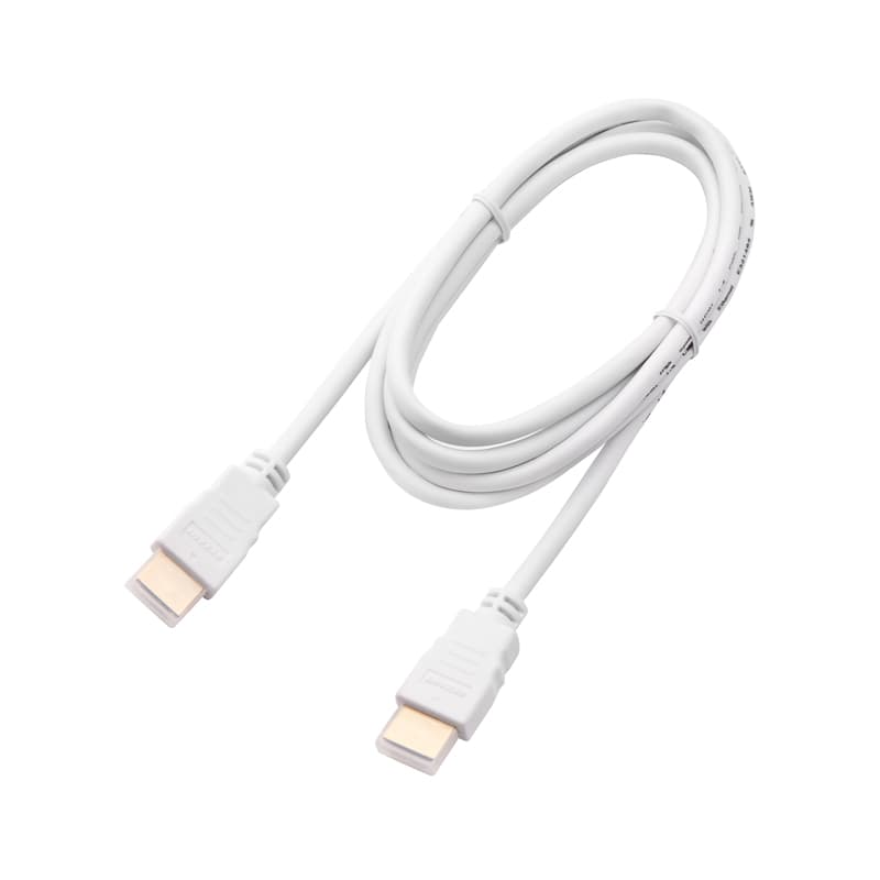 Кабель HDMI - HDMI 1.4, 2 м Gold белый Rexant 17-6204-1