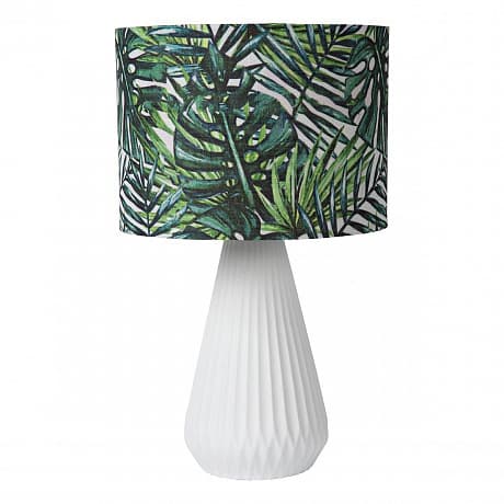 Lucide SERENOA Лампа настольная Ø 25 cm 1xE14 White 13536/81/31 — миниатюра 2