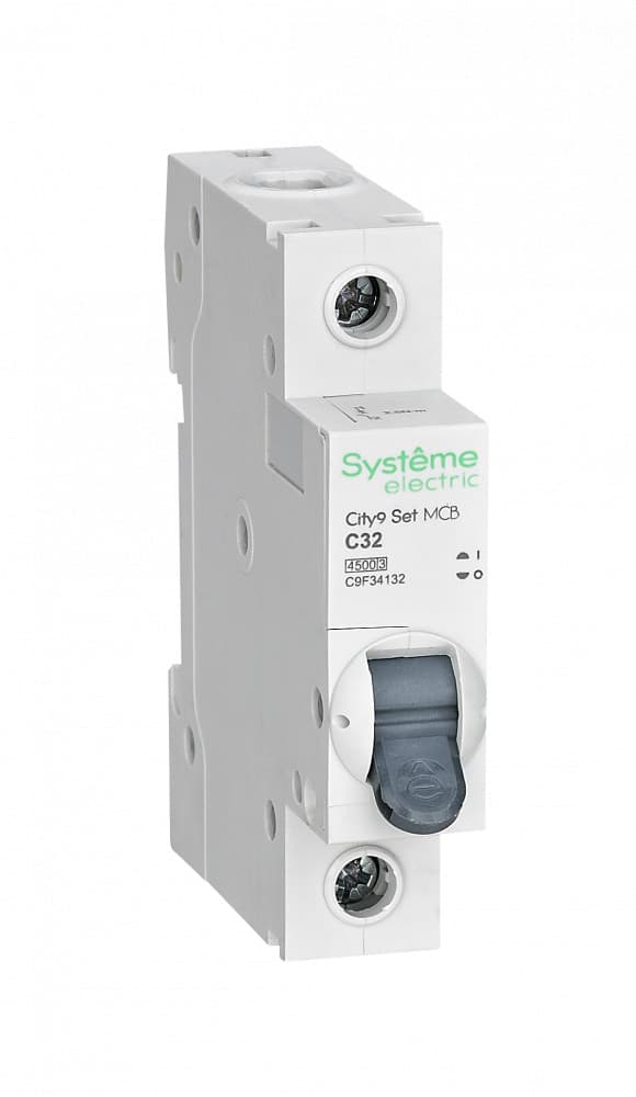 Systeme Electric City9 Set Автоматический выключатель (АВ) С 32А 1P 4.5kA 230В C9F34132