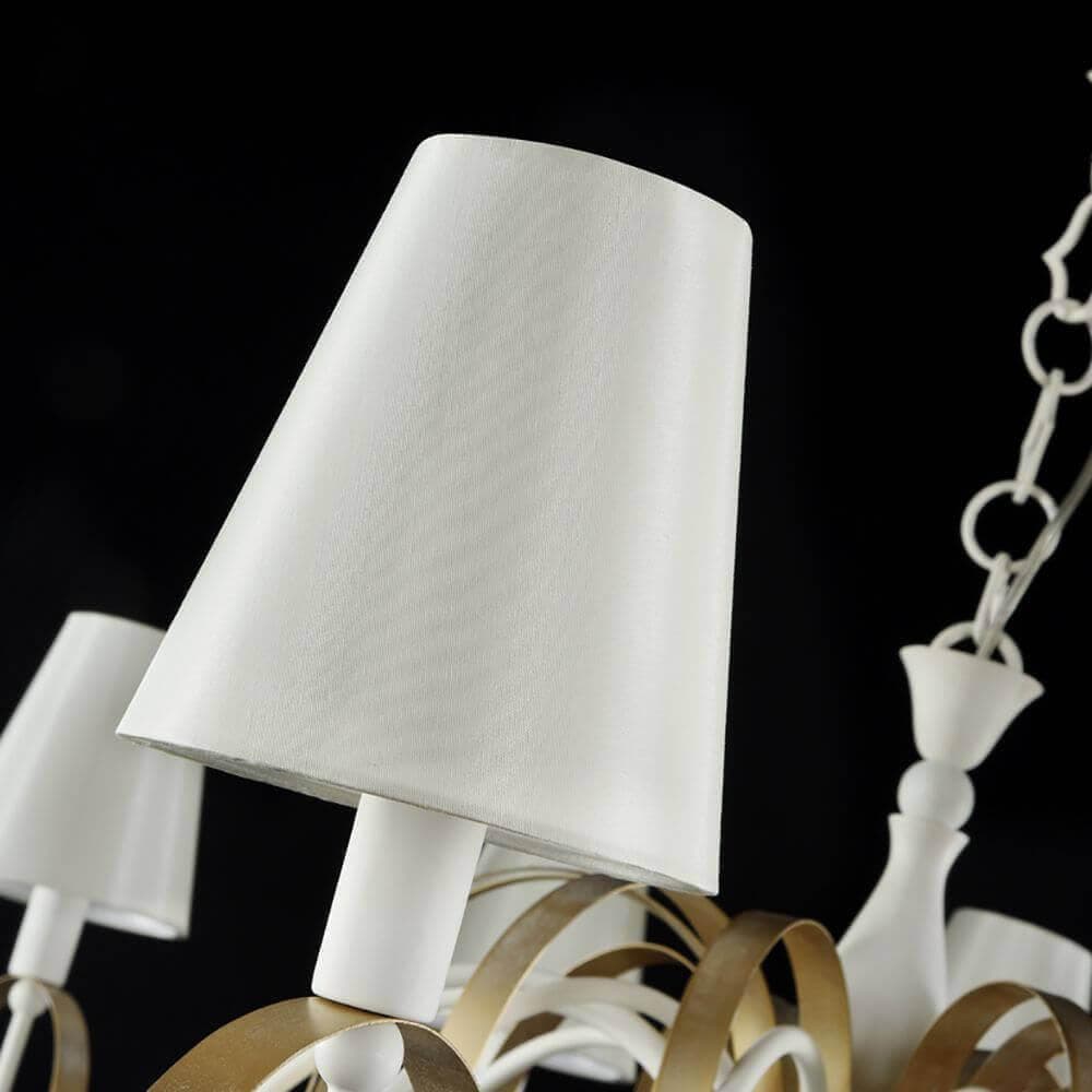 Maytoni Elegant Intreccio Белый с Золотом Люстра 12xE14 40W ARM010-12-W — миниатюра 6