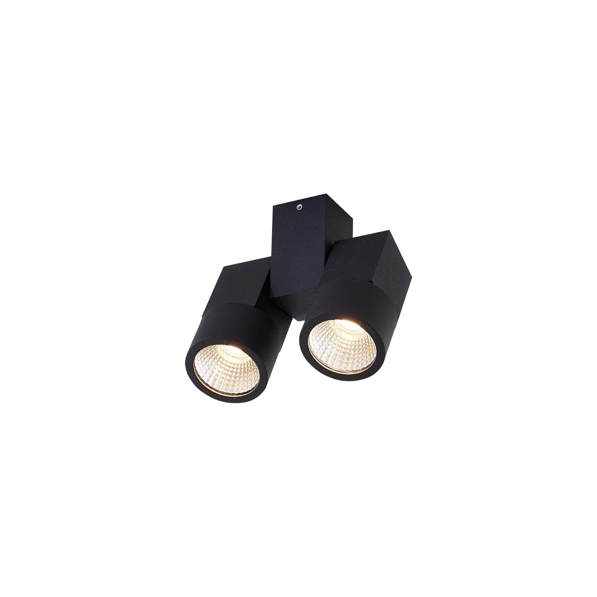Citilux CL556102 Дубль Черный Светильник Накл. LED 2*5W*3000K