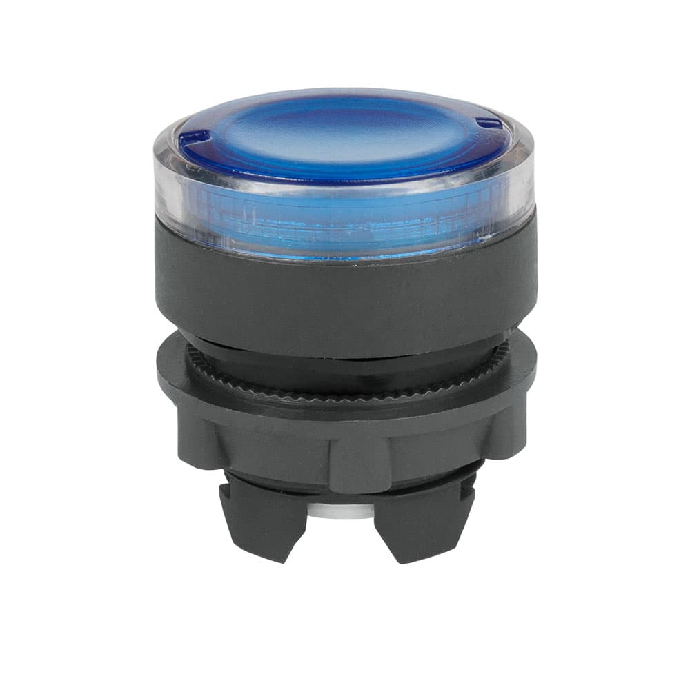 КЭАЗ Головка кнопки OptiSignal D22 A5-PL-6 с подсветкой синяя пластик ZB5AW363