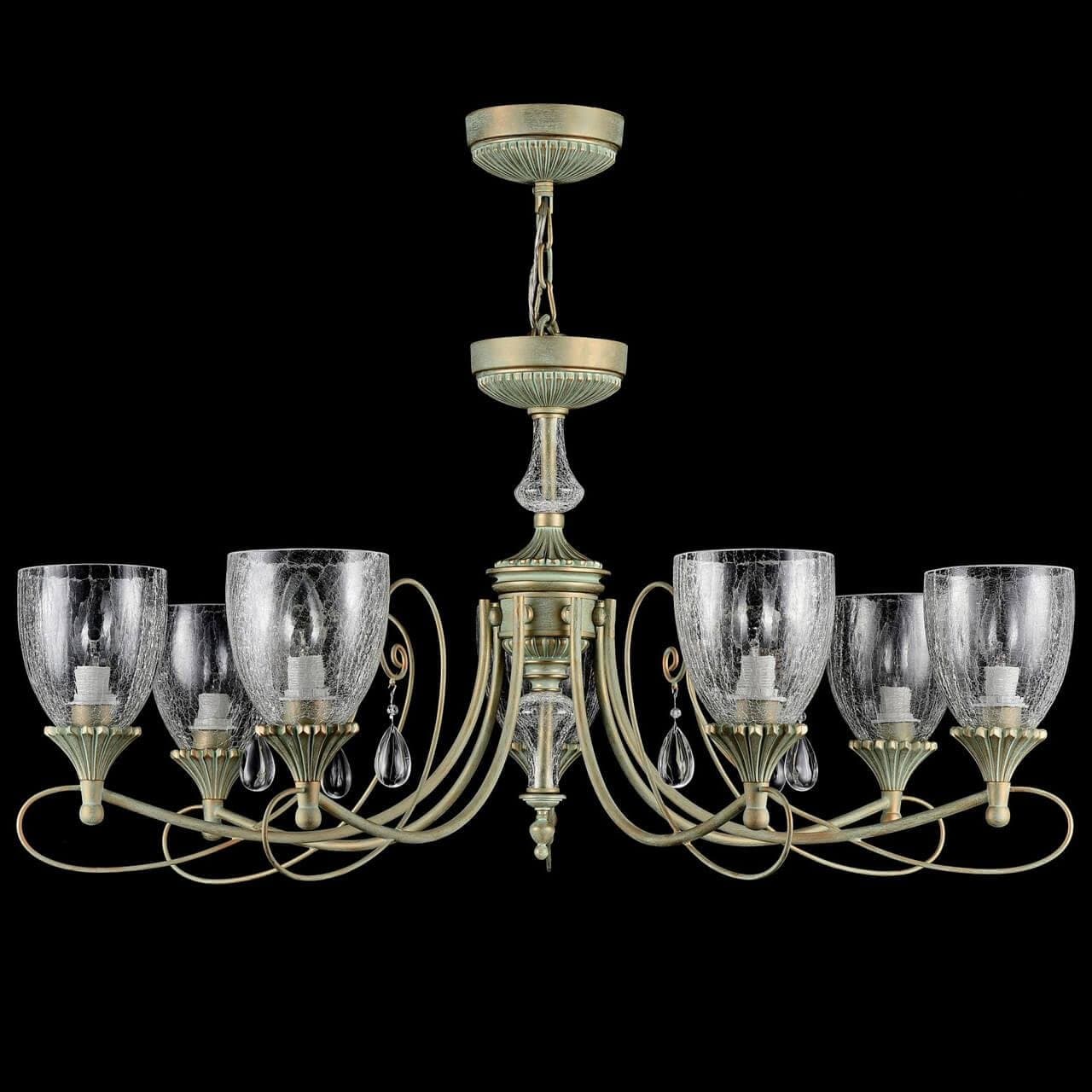 Maytoni Royal Classic Sabina Мятное Золото Люстра 7xE14 60W RC145-PL-07-MG — миниатюра 10