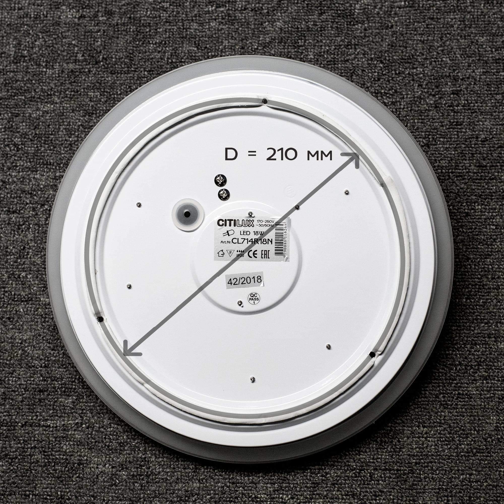 Citilux CL714R18N Симпла Светильник LED 18W*4000K — миниатюра 4