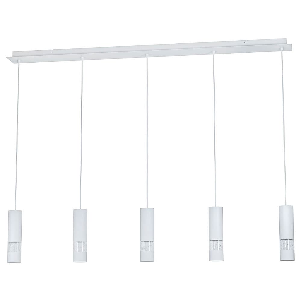 Eglo BERNABETA Подвес светодиодный , 1х5W(GU10), L1165, B95, H1500, сталь, белый/пластик, прозрачный 39702