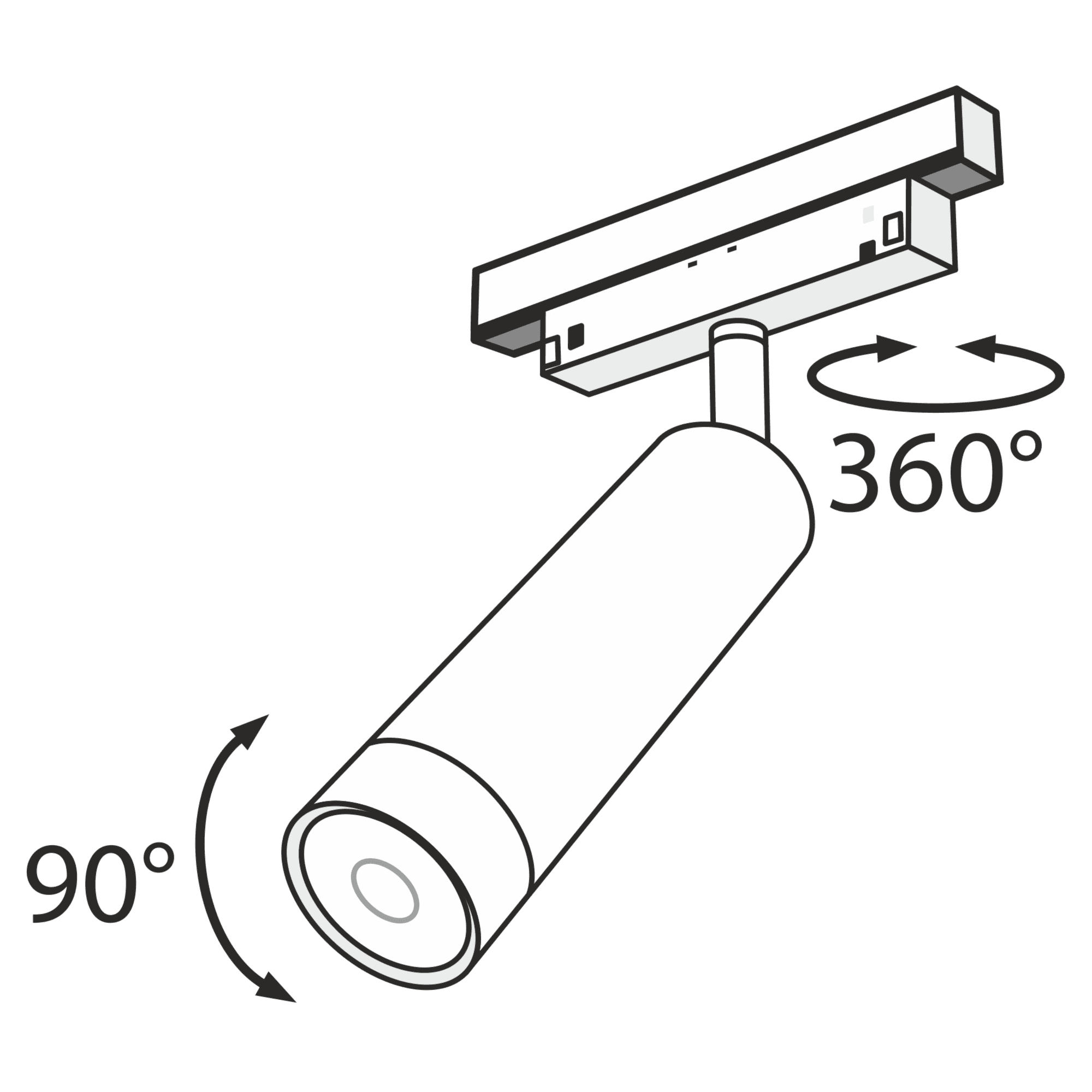 Maytoni Трековый светодиодный светильник  Track Lamps TR019-2-7W3K-B — миниатюра 4