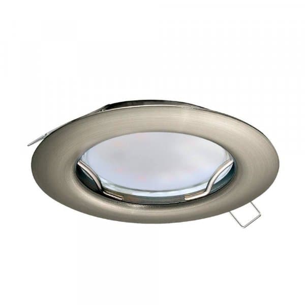 Eglo 98645 Встраиваемый светодиодный спот PENETO, 1x3W(GU10-LED), сталь, никель матовый — миниатюра 1