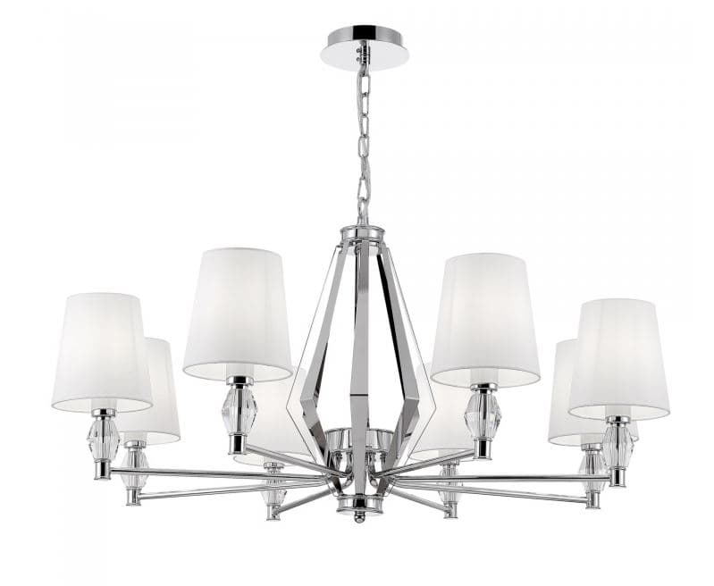 Maytoni Modern Stein Хром Люстра MOD038PL-08CH — миниатюра 1