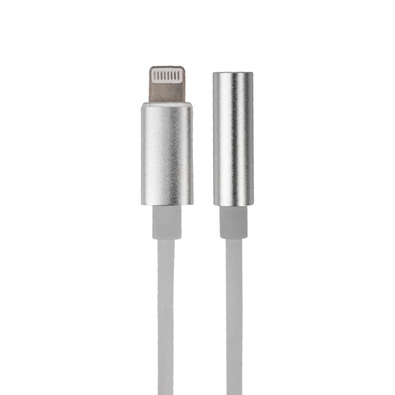 Кабель переходник с iPhone 5/6/7/8/X моделей на AUX гн. 3,5 мм Rexant 18-0175