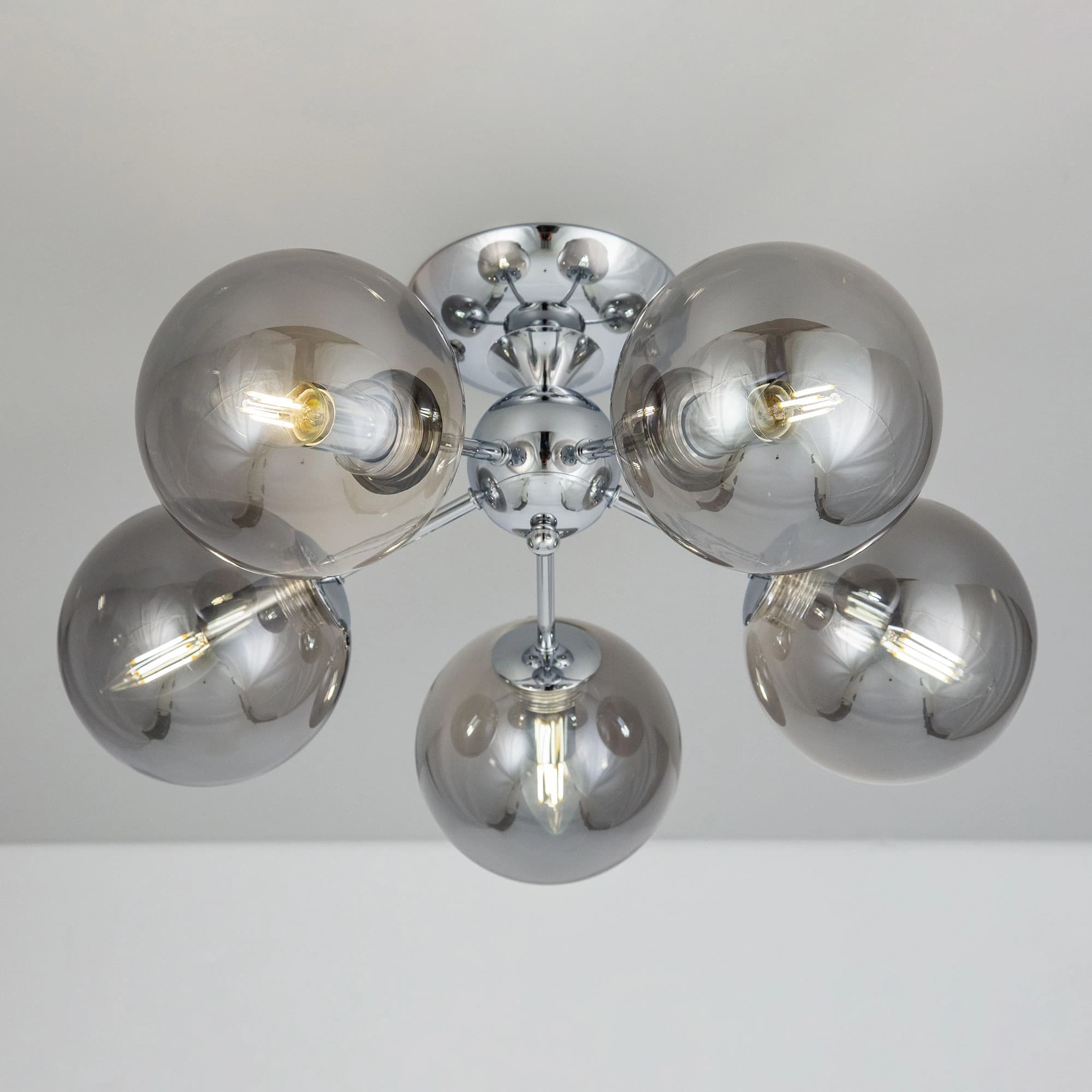 Citilux CL102150 Томми Хром+Дымч. Люстра — миниатюра 5