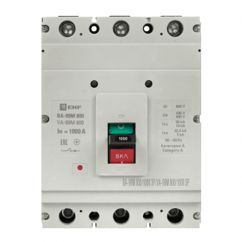 EKF PROxima Автоматический выключатель ВА-99М  800/1000А 3P 50кА