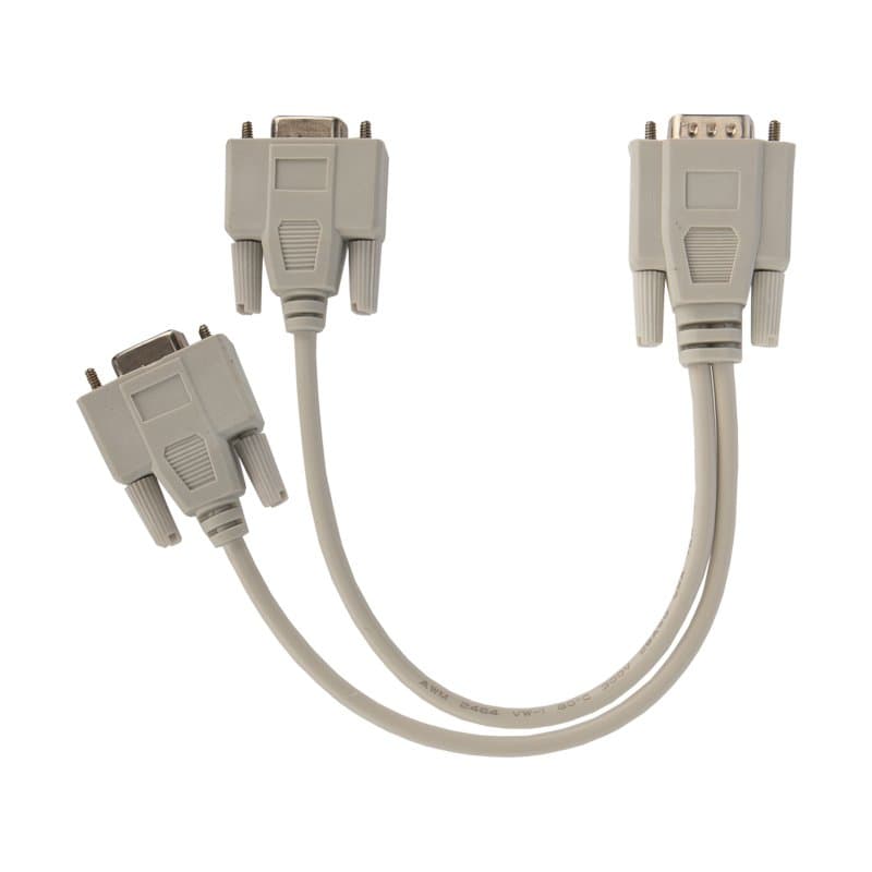 ПереходНИК шт.VGA - 2гн.VGA (провод) серый Rexant 17-6834 — миниатюра 1