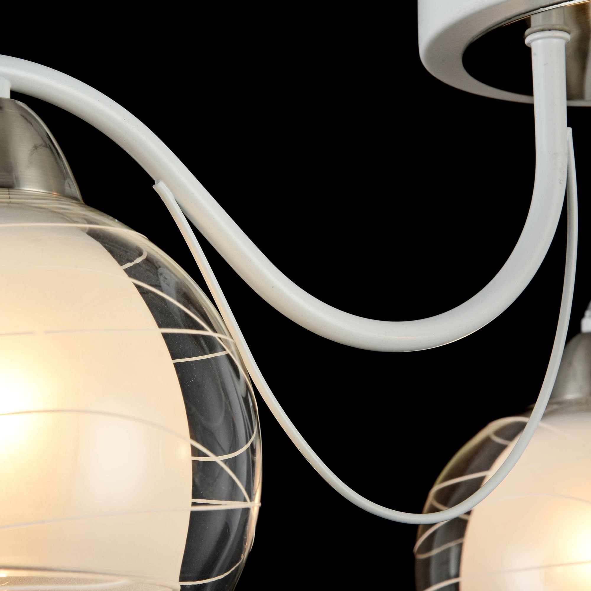 Freya Modern Nikki Белый Потолочный светильник E14 60W FR5052-CL-03-W — миниатюра 4