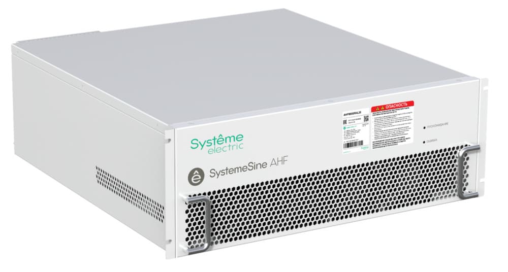 Systeme Electric Активный фильтр гармоник 50А, 400В, IP20, стоечный модуль, ЭМС фильтр, интерфейс RS-422