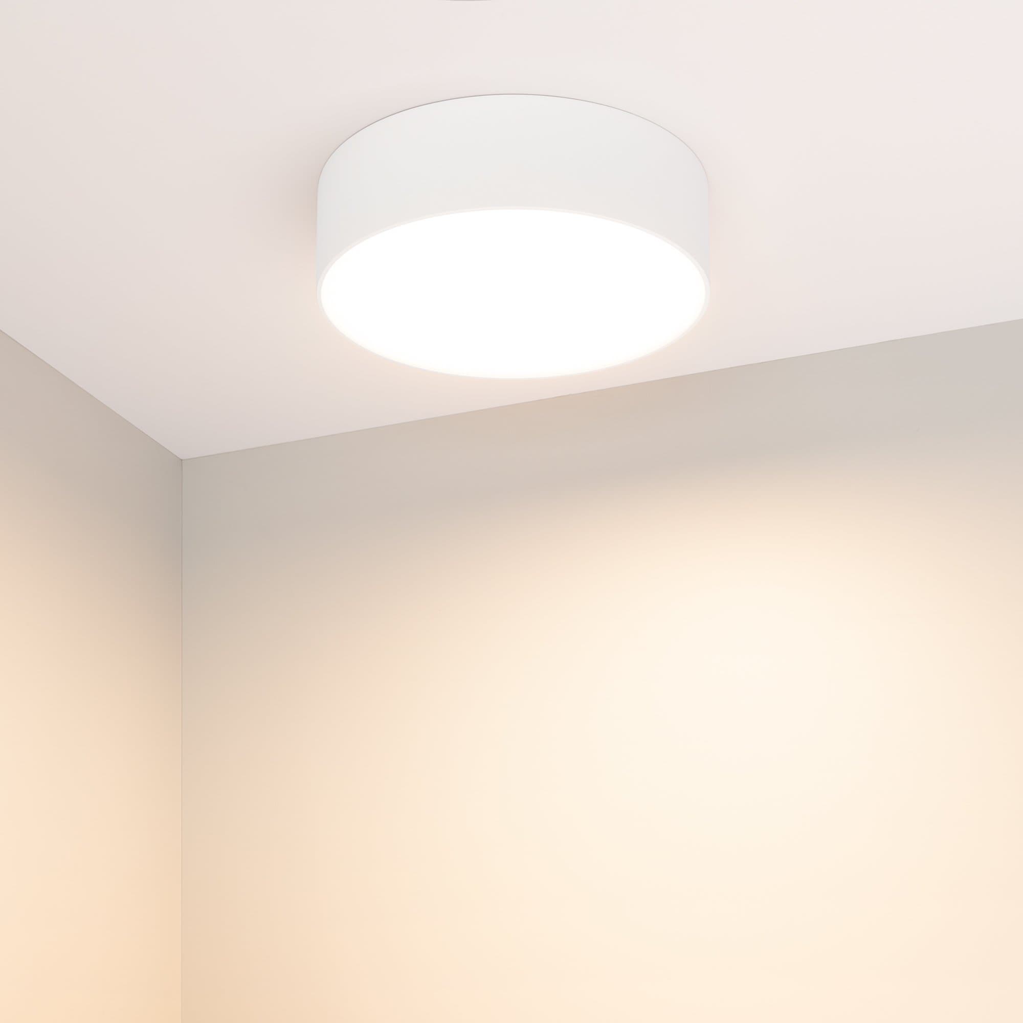 Arlight Светильник SP-RONDO-R175-16W Warm3000 (WH, 120 deg, 230V) (IP40 Металл, 3 года) 022228(2) — миниатюра 2