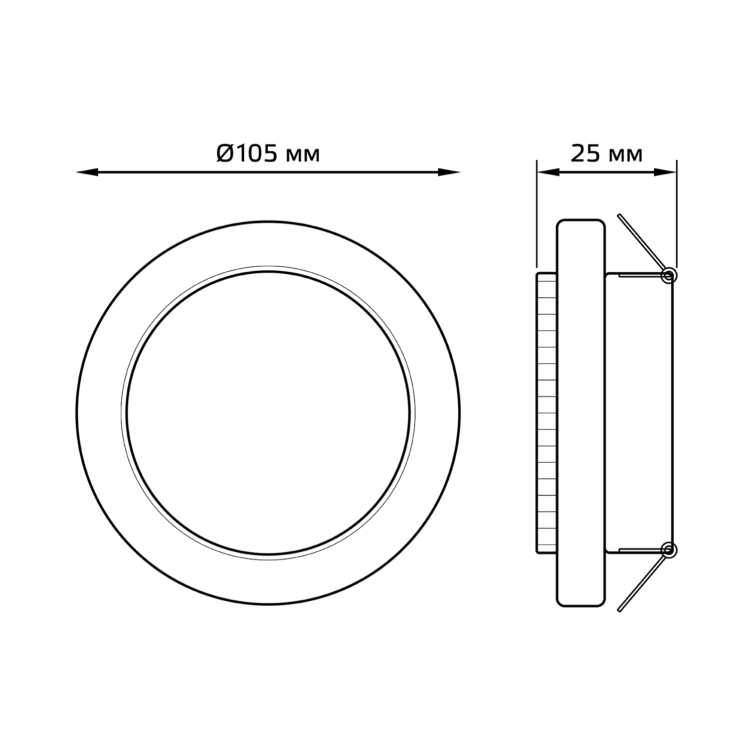 Gauss Светильник Tablet GX008 Бронза, GX53 — миниатюра 2