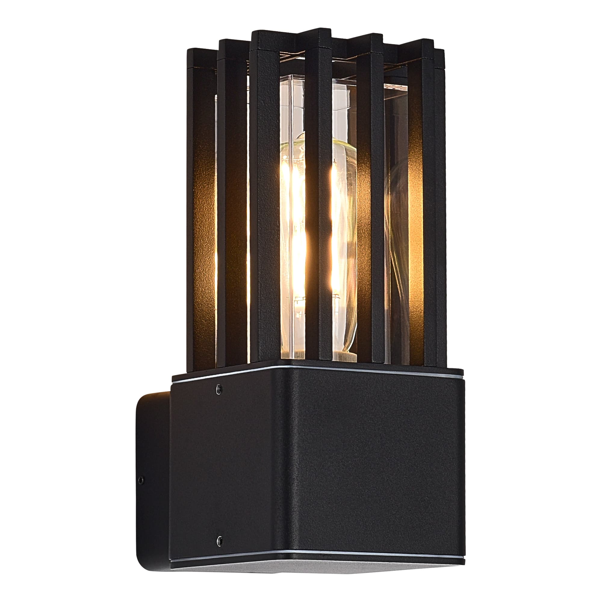ST LUCE SL9018.401.01 Светильник уличный настенный ST-Luce черный/черный E27 1*15W