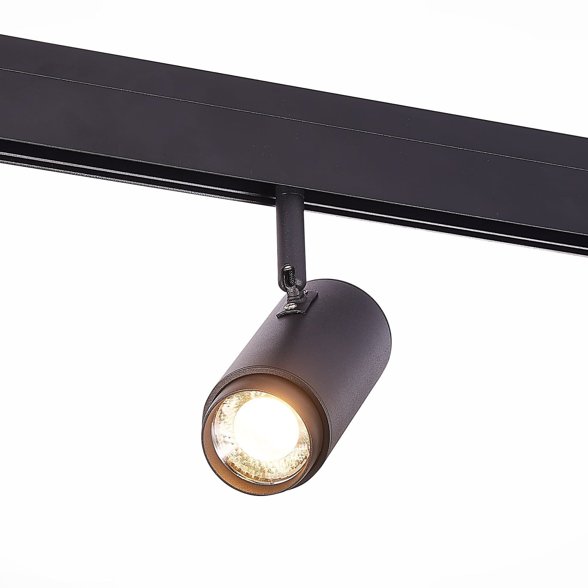 ST Luce ST357.446.06 Магнитный трековый светильник ZOOM Черный LED 1*6W 4000K 667Lm Ra>80 10-60° IP20 L137xW59xH178 48V