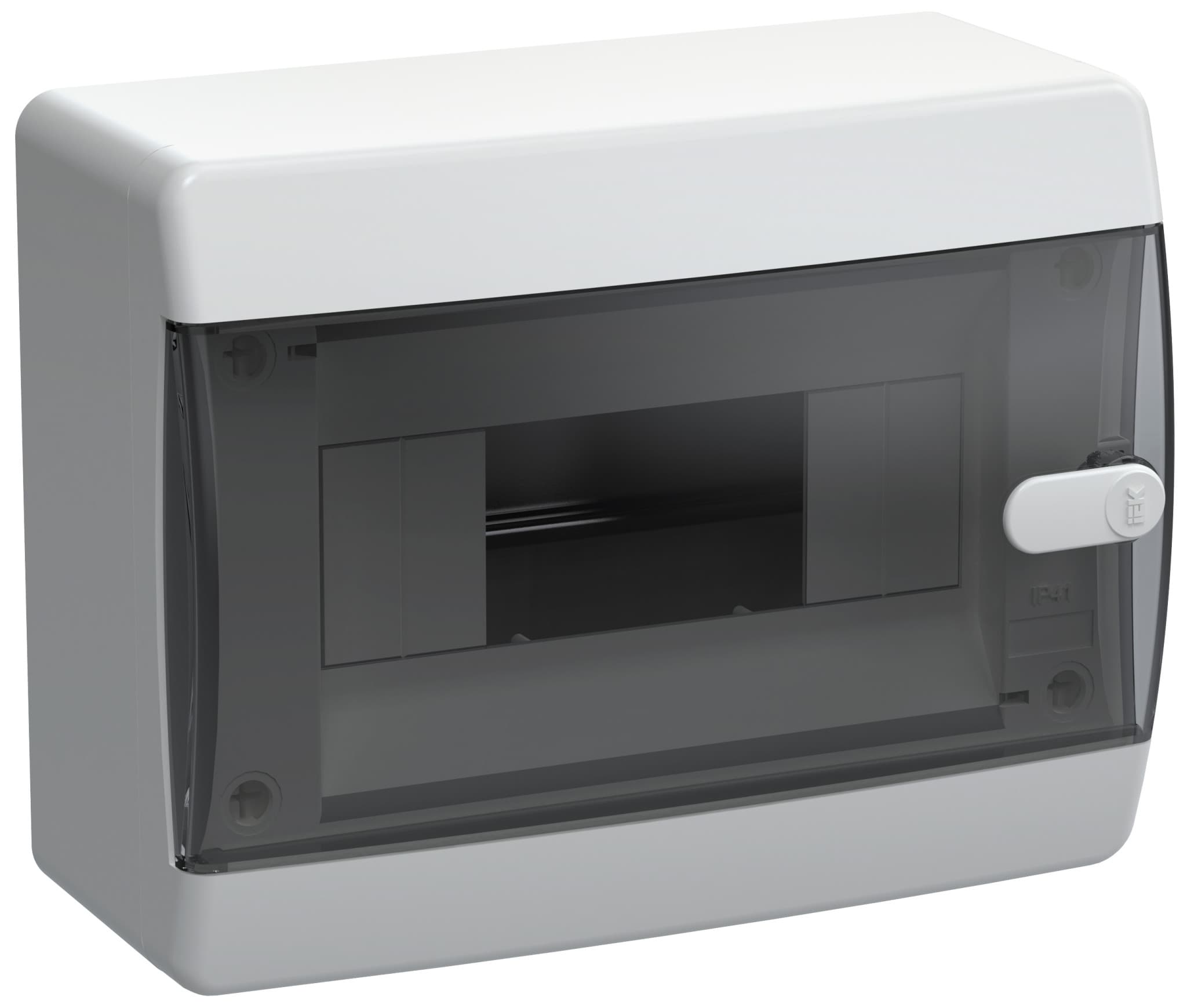 UNION Compact Корпус пласт. ЩРН-П-8 IP41 черн. пр. дв. IEK