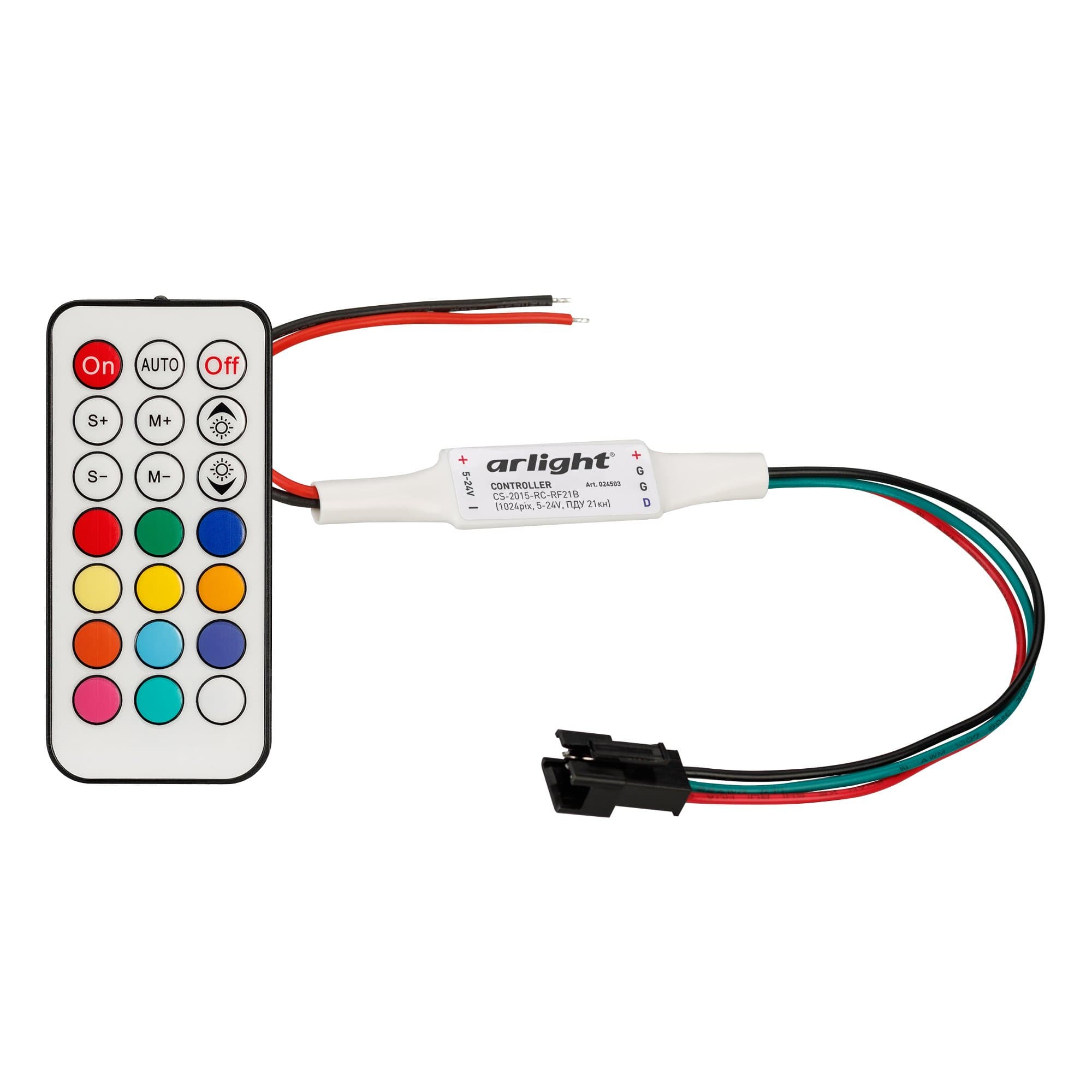 Arlight Контроллер CS-2015-RC-RF21B (1024pix, 5-24V, ПДУ 21кн) (-) 024503 — миниатюра 1