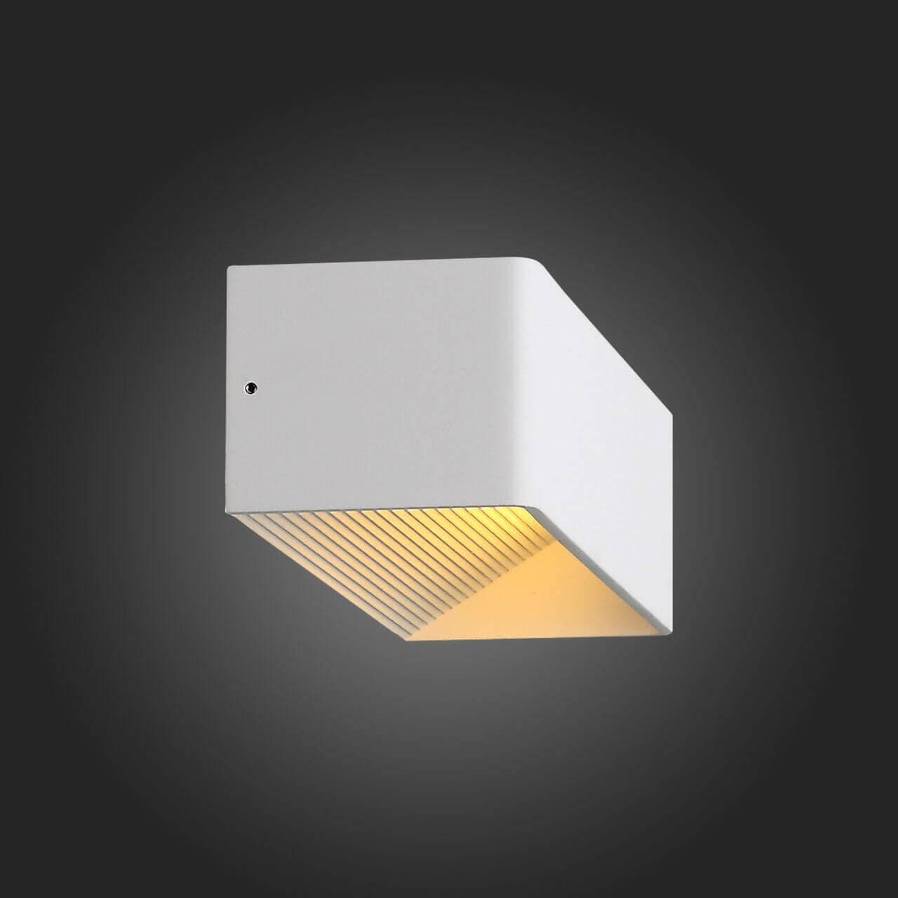 ST LUCE SL455.501.01 Светильник настенный  Белый/Белый LED 1*9W — миниатюра 4