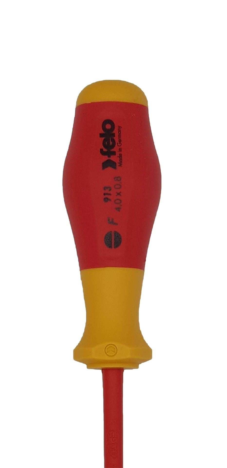 Felo Отвертка диэлектрическая шлицевая SL4,0x0,8x100 91304090 — миниатюра 3