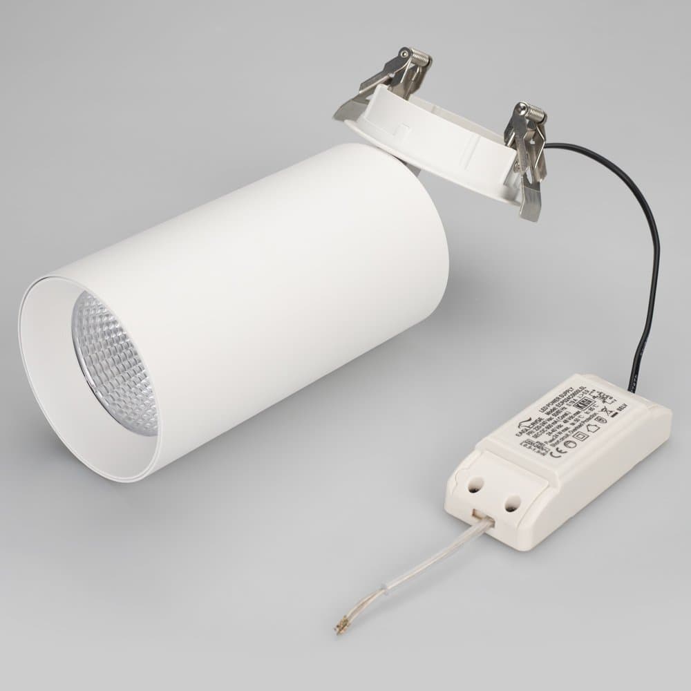 Arlight Светильник SP-POLO-BUILT-R95-25W Day4000 (WH-WH, 40 deg) (IP20 Металл, 3 года) 027340 — миниатюра 2