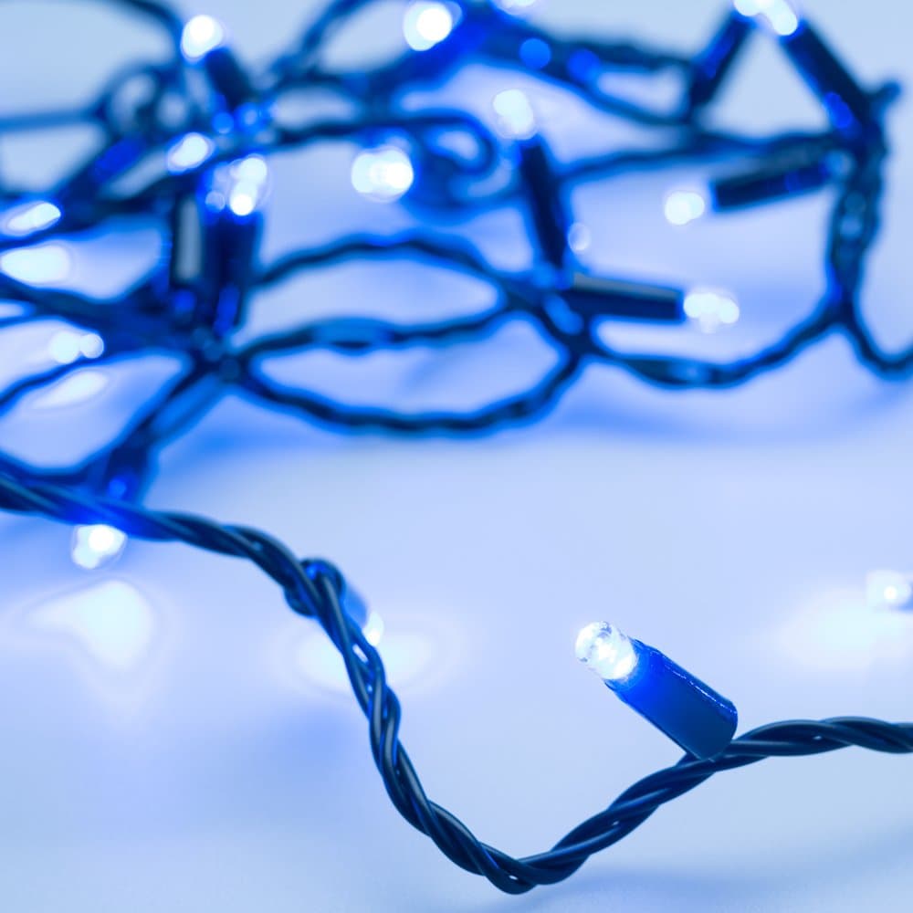 Arlight Светодиодная гирлянда ARD-STRING-CLASSIC-10000-BLACK-100LED-STD BLUE (230V, 7W) (Ardecoled, IP65) 025802 — миниатюра 5