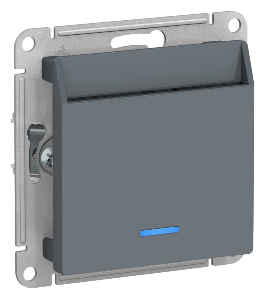 Systeme Electric AtlasDesign Грифель Переключатель карточный с задержкой времени, механизм — миниатюра 2