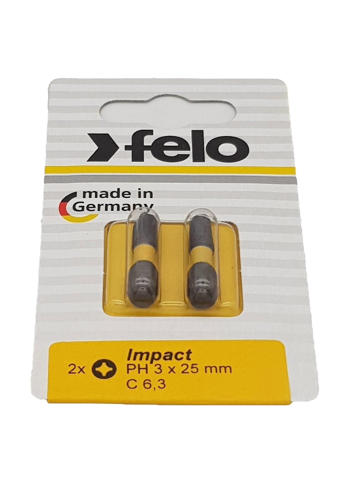 Felo Бита крестовая ударная серия Impact PH 3X25,2 шт 02203241 — миниатюра 3