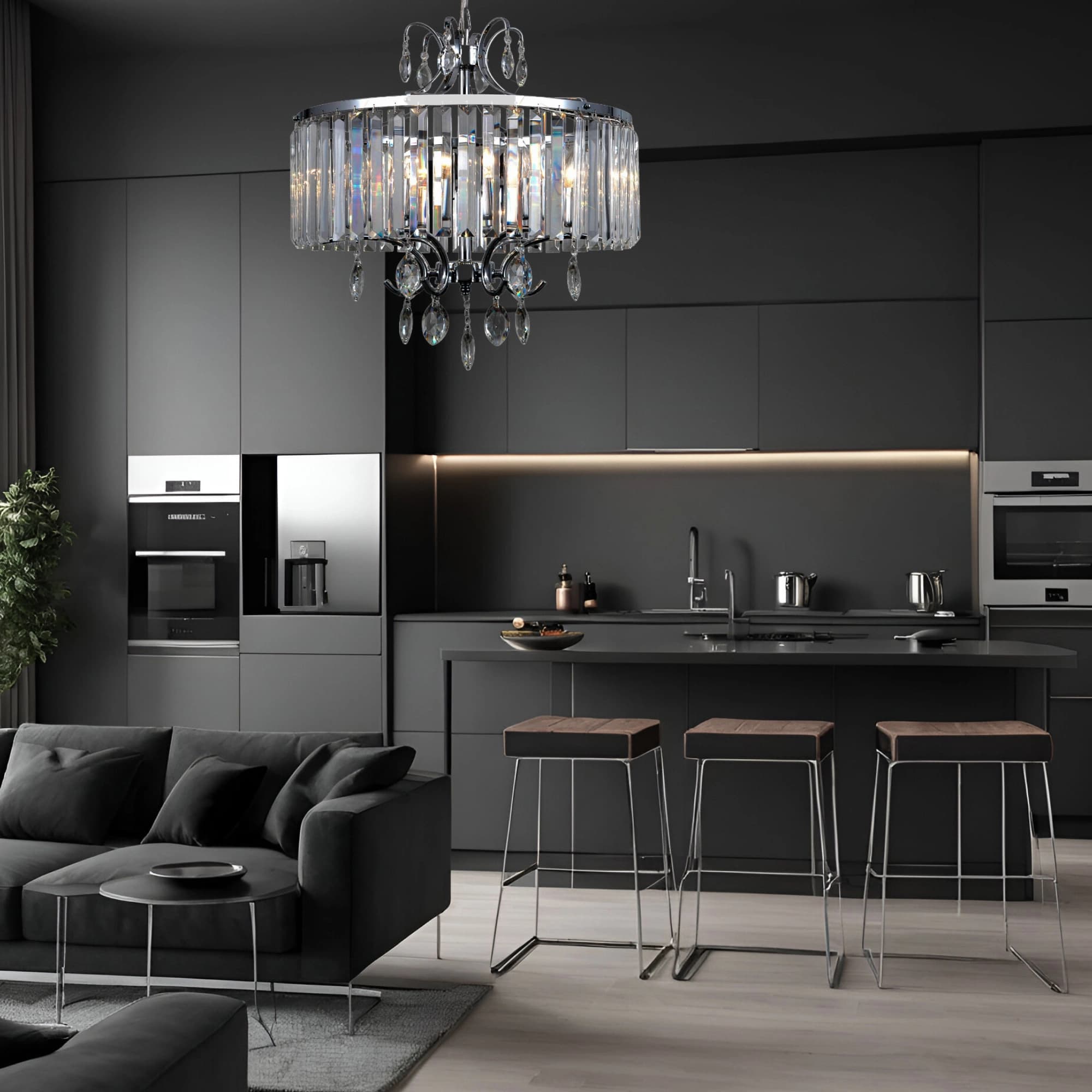 Citilux CL335161 Инга Хром Люстра — миниатюра 12