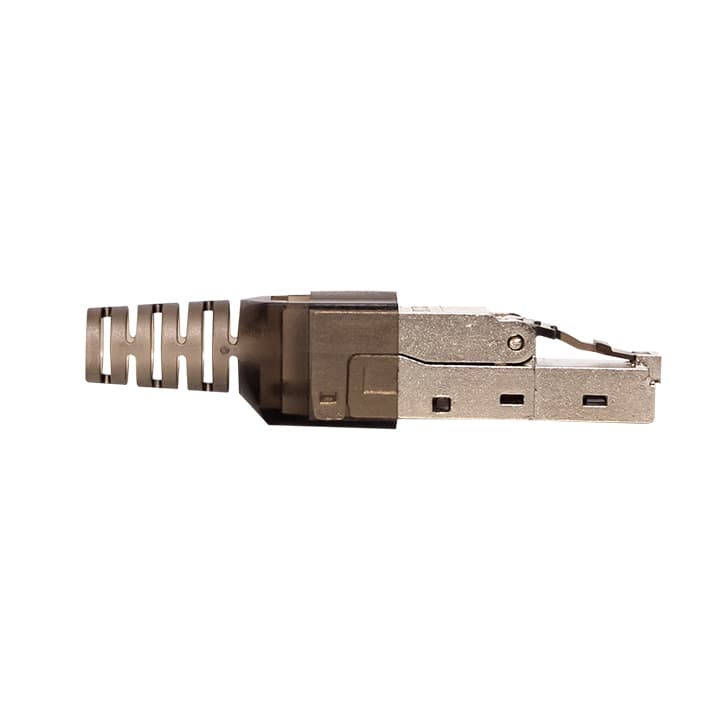 EKF TeraLINK PRO Коннектор TeraLINK PRO полевой заделки RJ-45 (8P8C) экранированный STP для кабеля Cat.6A — миниатюра 3
