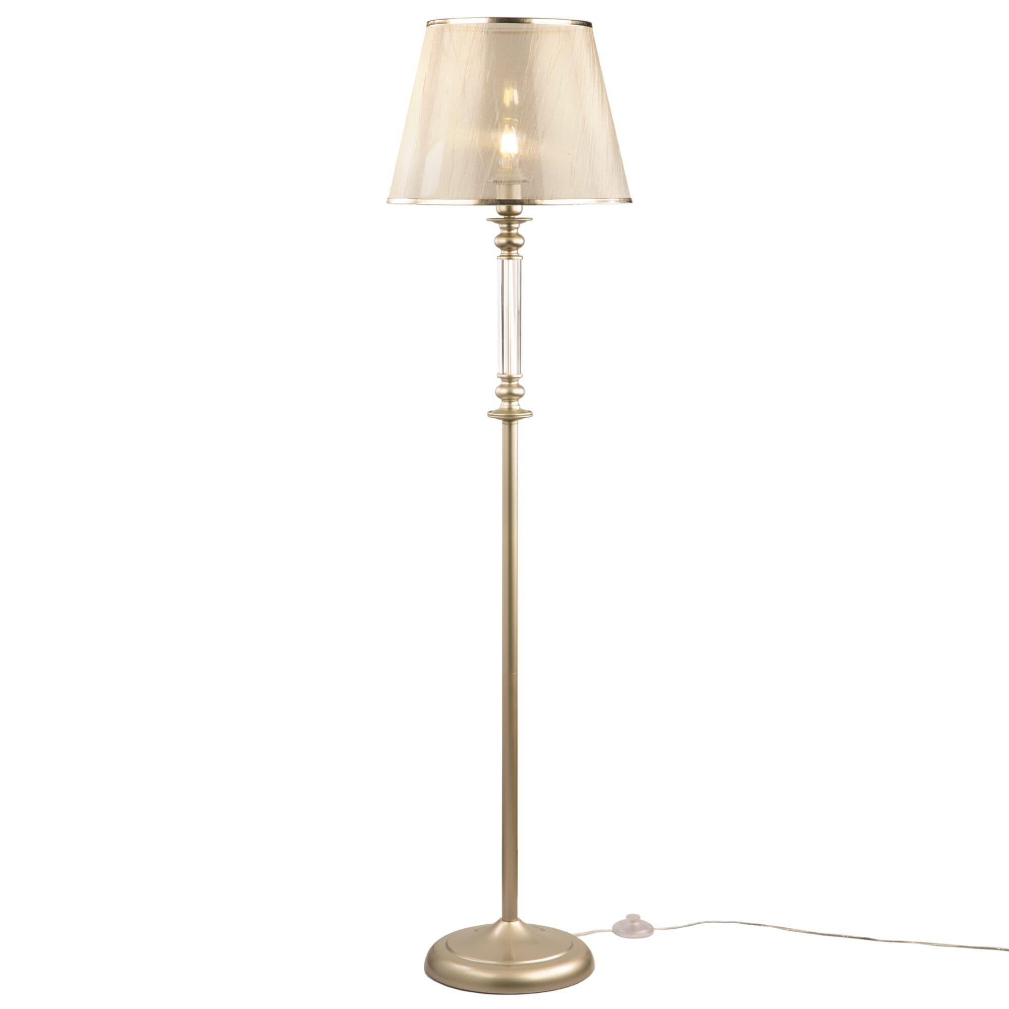 Freya Classic Ksenia Матовое Золото Торшер E27 40W FR2539FL-01G — миниатюра 2