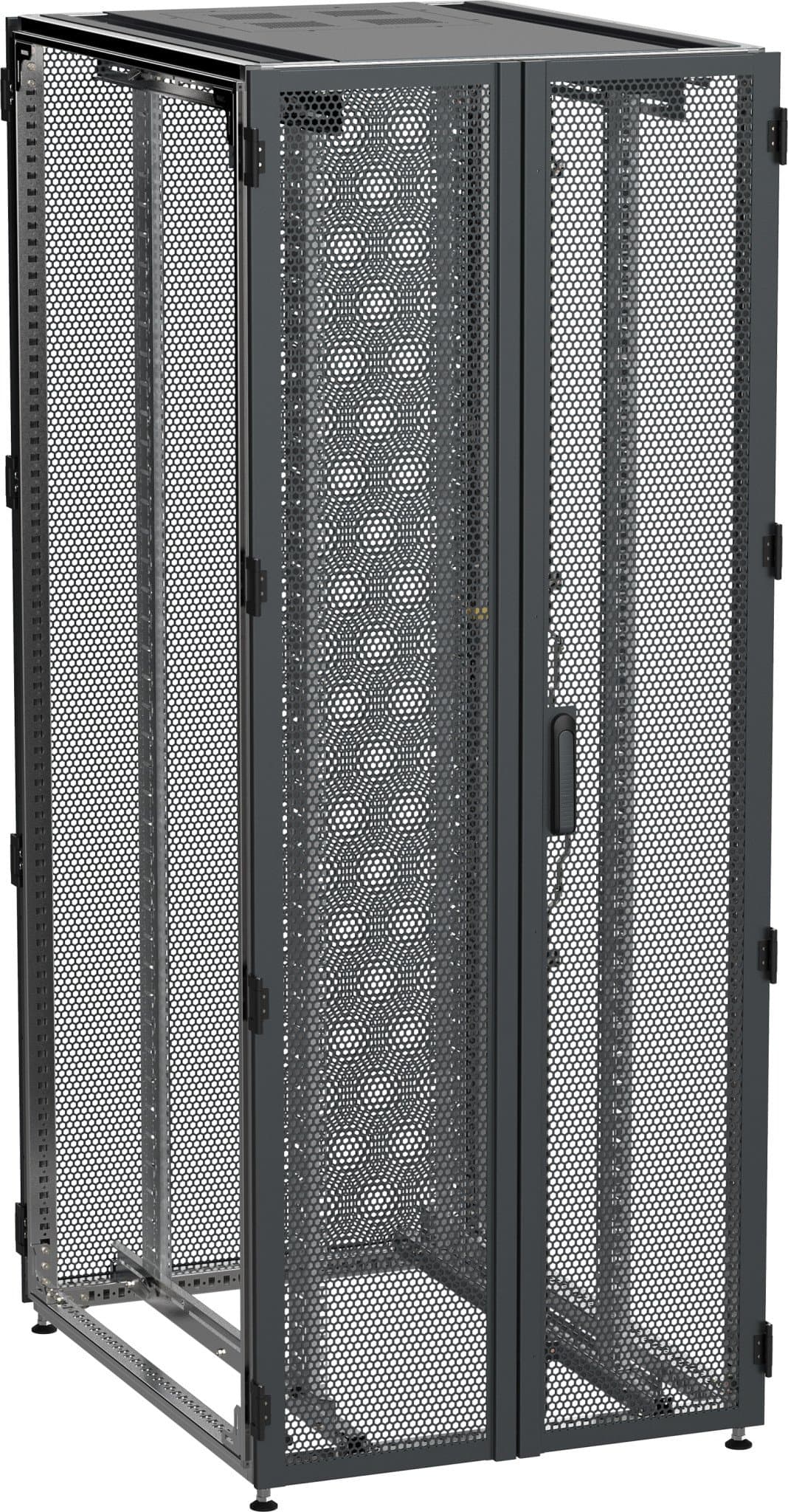 IEK ZPAS ITK Шкаф серв. 19" 47U 800х1200мм двухствор. чер. РФ ZP05-47U-0812-P2P-R