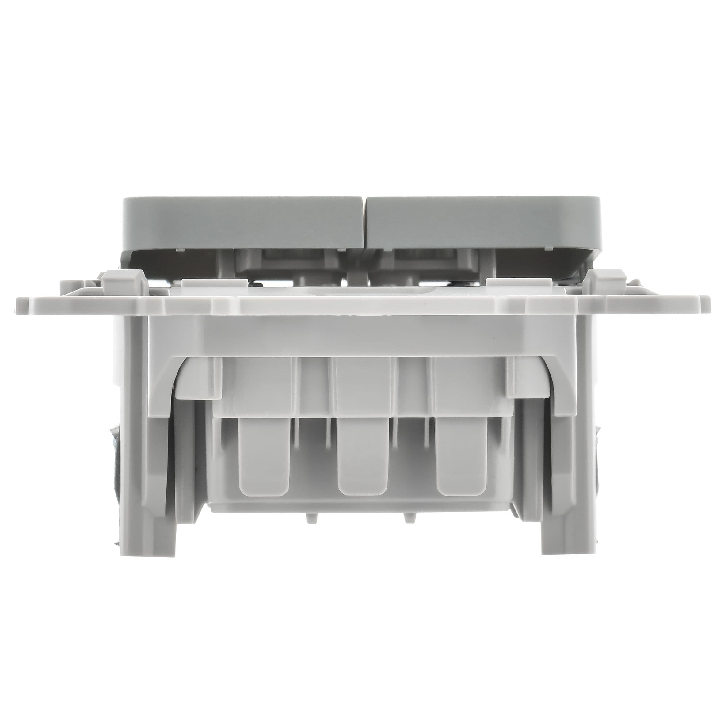 IEK FLITE Серый Выключатель 2-клавишный 10А — миниатюра 5