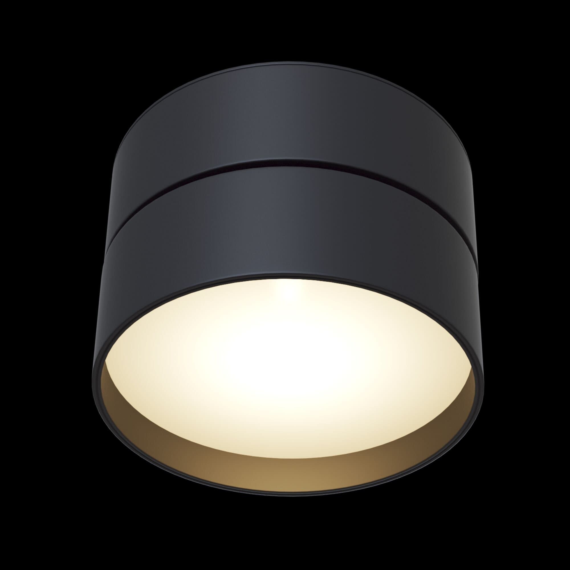 Maytoni Technical Onda Черный Потолочный светильник LED 18W 990Лм C024CL-L18B — миниатюра 4