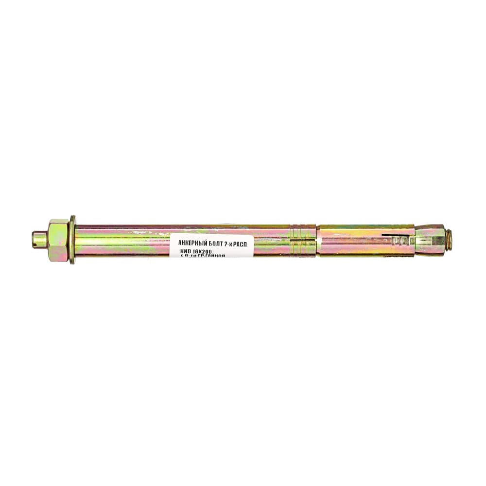 Tech-Krep Анкерный болт 2-х расп.HND16*200 с 6-ти гр.гайк- накл. Tech- Krep 136680