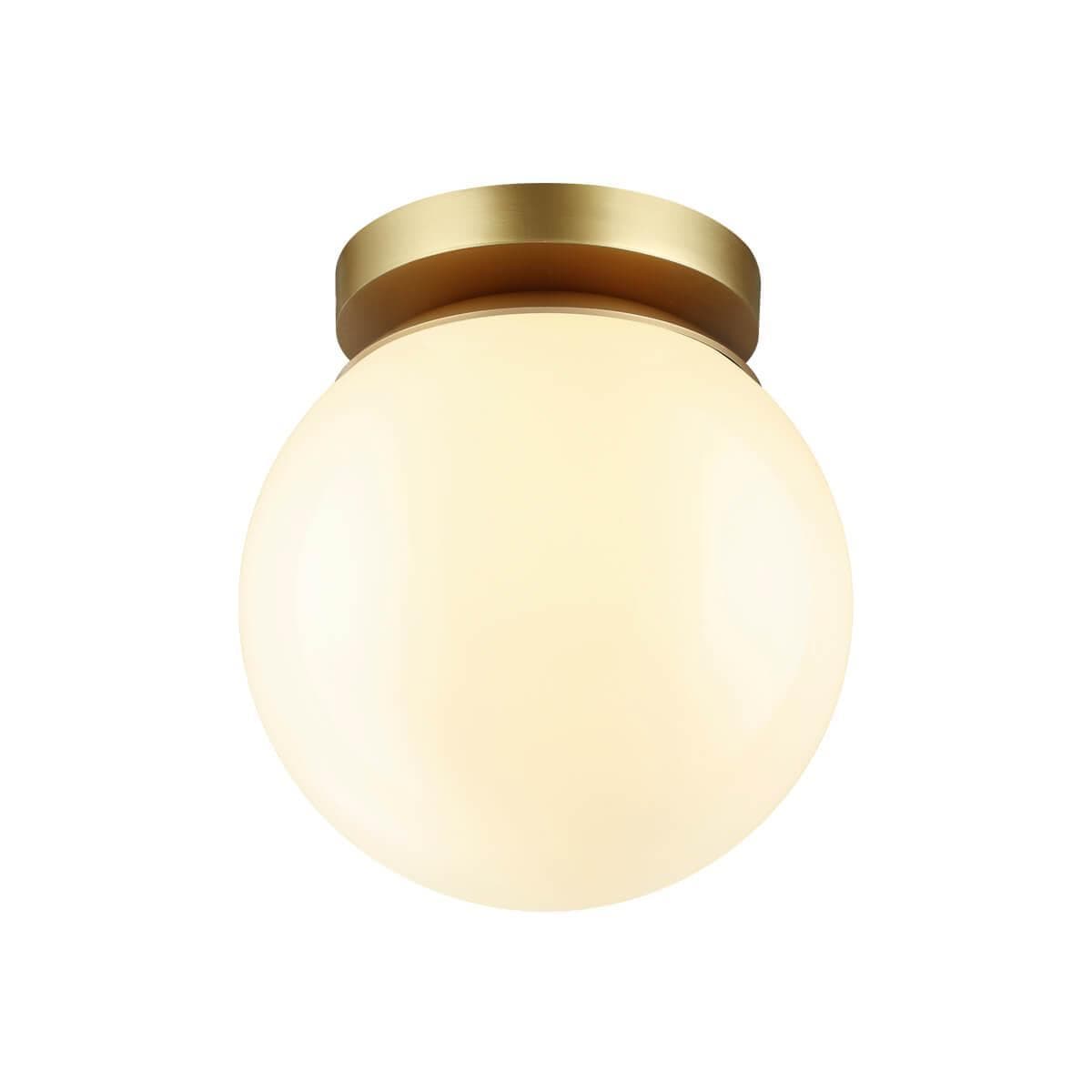 Odeon Light HIGHTECH ODL21 101 золотист/металл/белый/акрил Потолочный светильник IP44 E27 LED 5W BOSCO 4247/1C