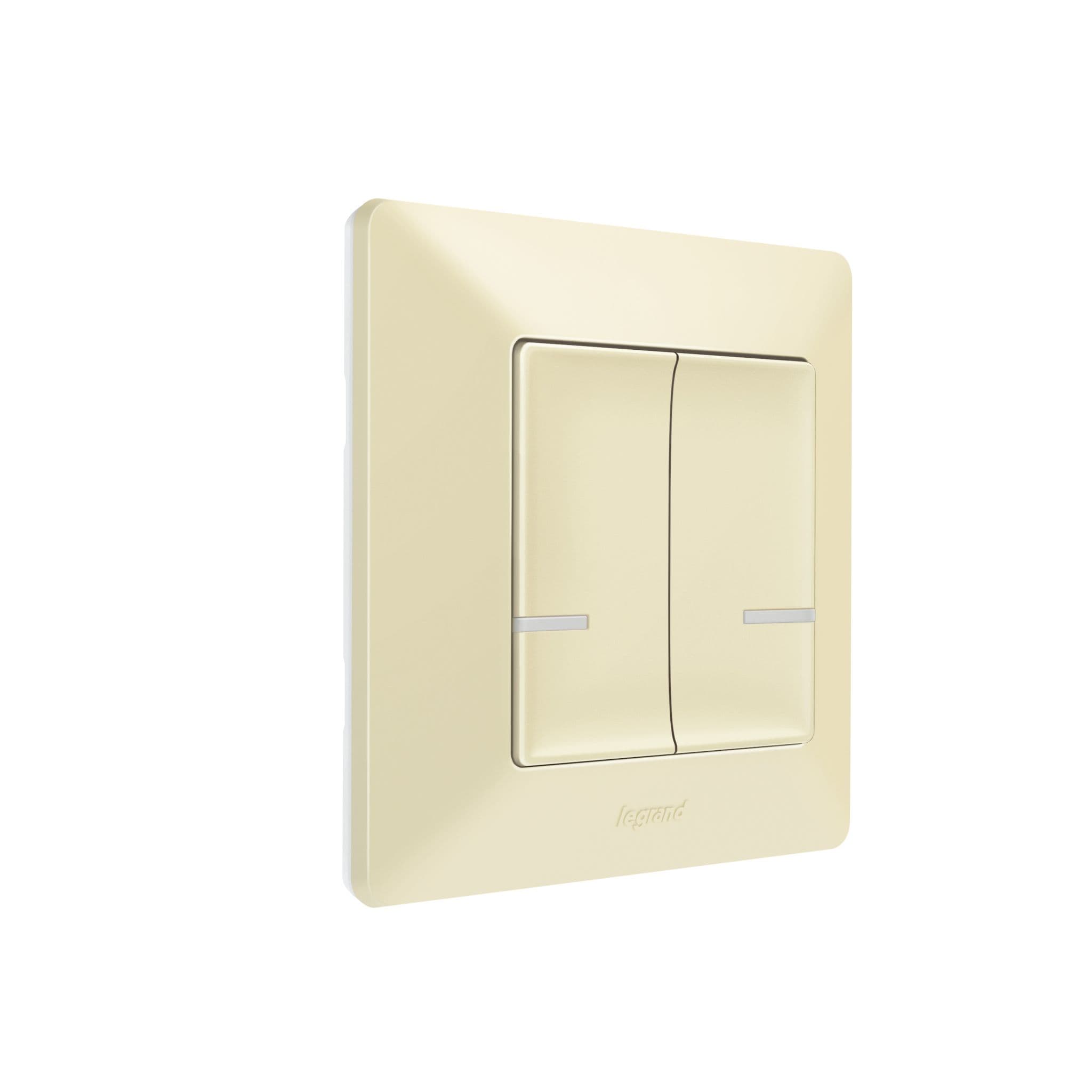 Legrand NETATMO Valena LIFE Сл.кость Выключатель 2-клавишный беспроводной 752287 — миниатюра 2