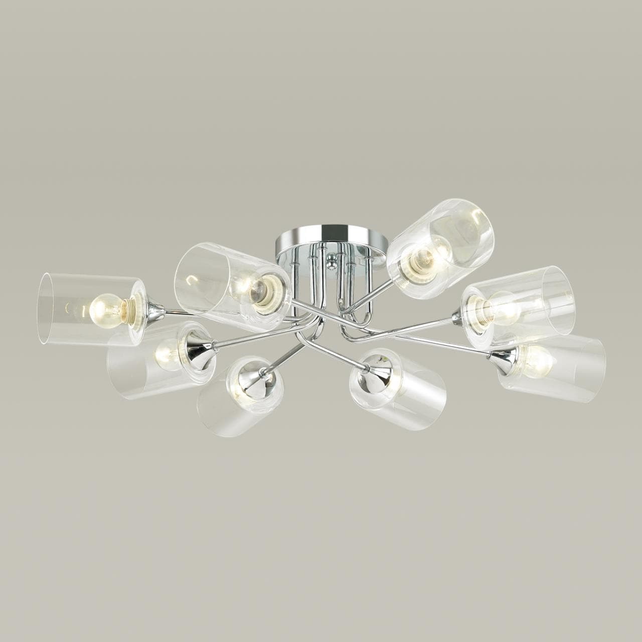 Lumion 4529/8C COMFI LN21 061 хром Люстра потолочная E27 8*60W 220V JERRY — миниатюра 3