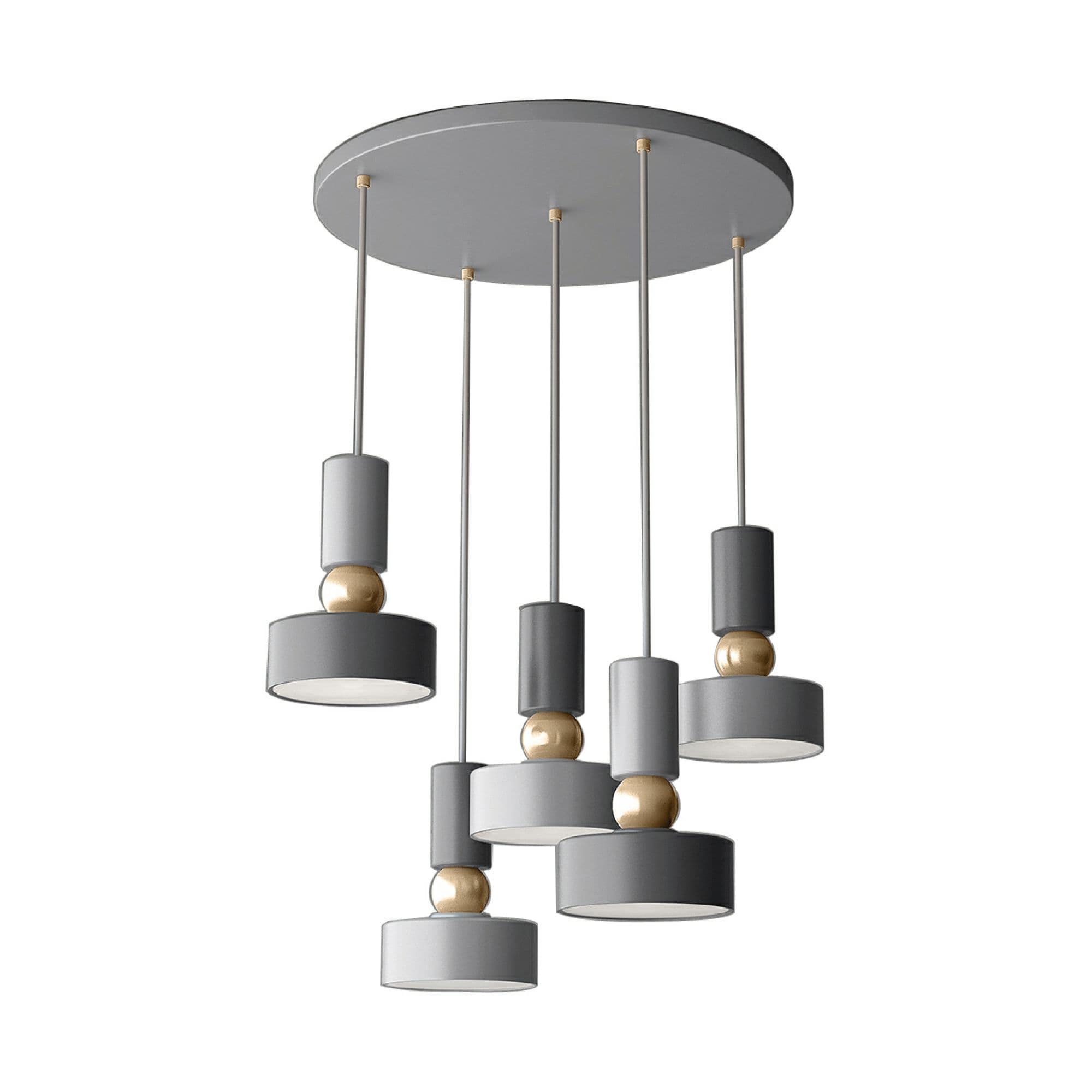Maytoni Modern Void Серый Подвесной светильник E14 40W MOD030PL-05GR — миниатюра 3