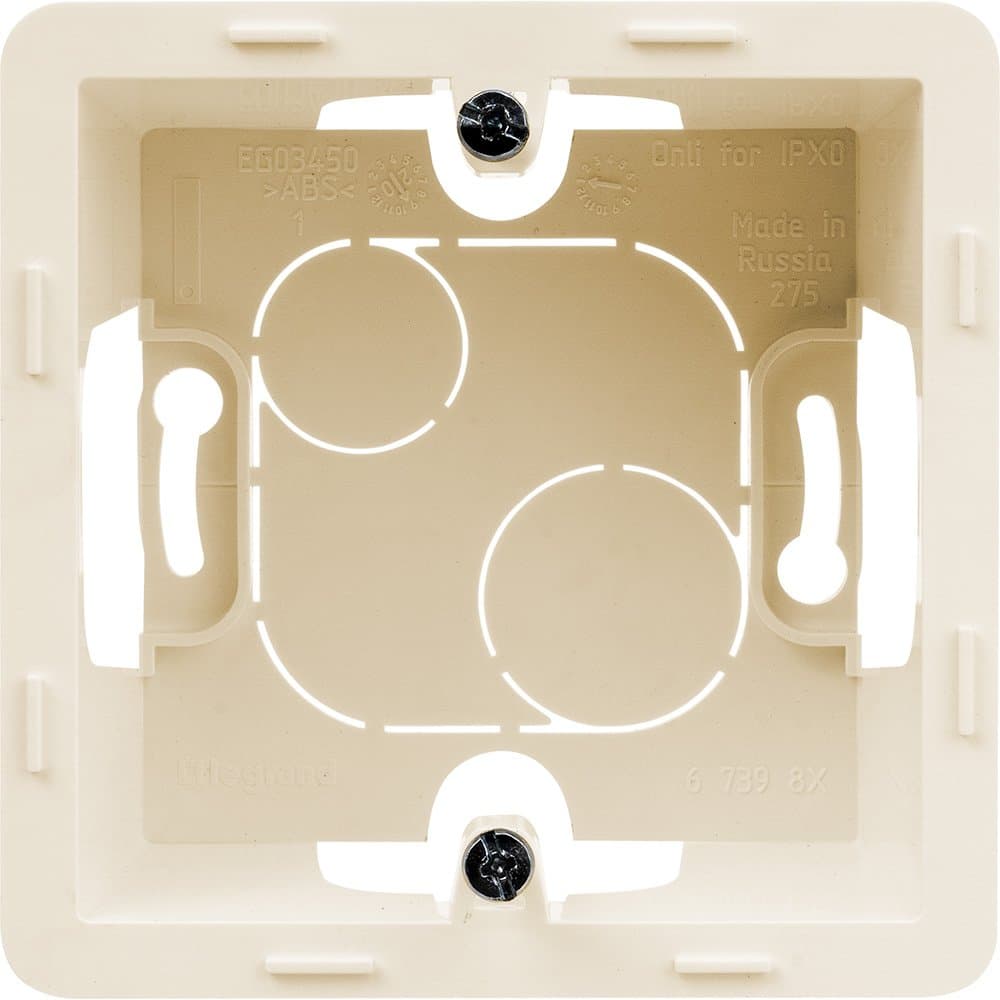 Legrand INSPIRIA Слоновая кость Коробка накладного монтажа - 1 пост 673981