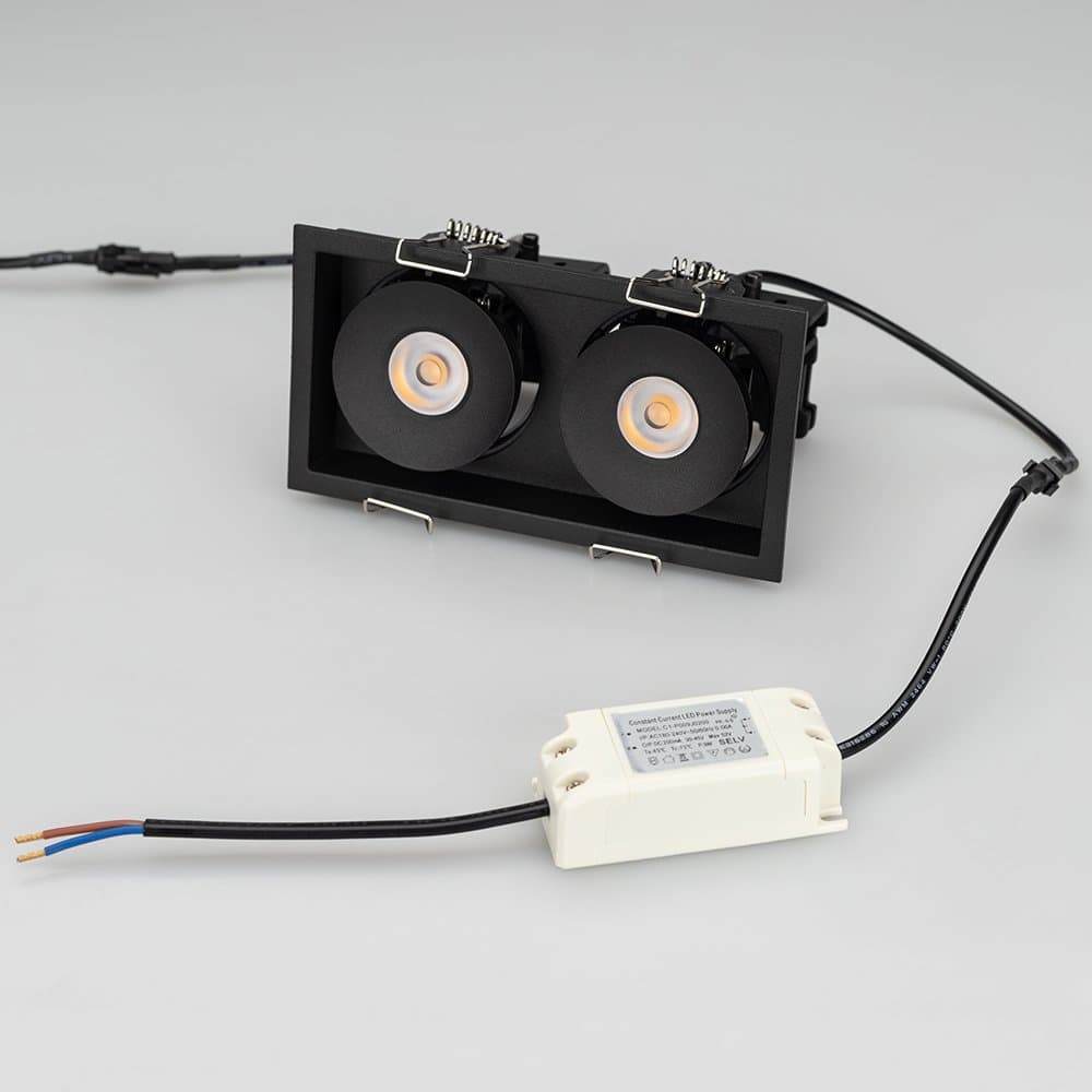 Arlight Светильник CL-SIMPLE-S148x80-2x9W Day4000 (BK, 45 deg) (IP20 Металл, 3 года) 026877 — миниатюра 5