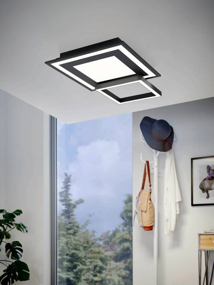 Eglo 99312 Светод. настенно-потол. светильник SAVATARILA-C умн. свет EGLO connect, 20W (LED), 450X450, H7 — миниатюра 2