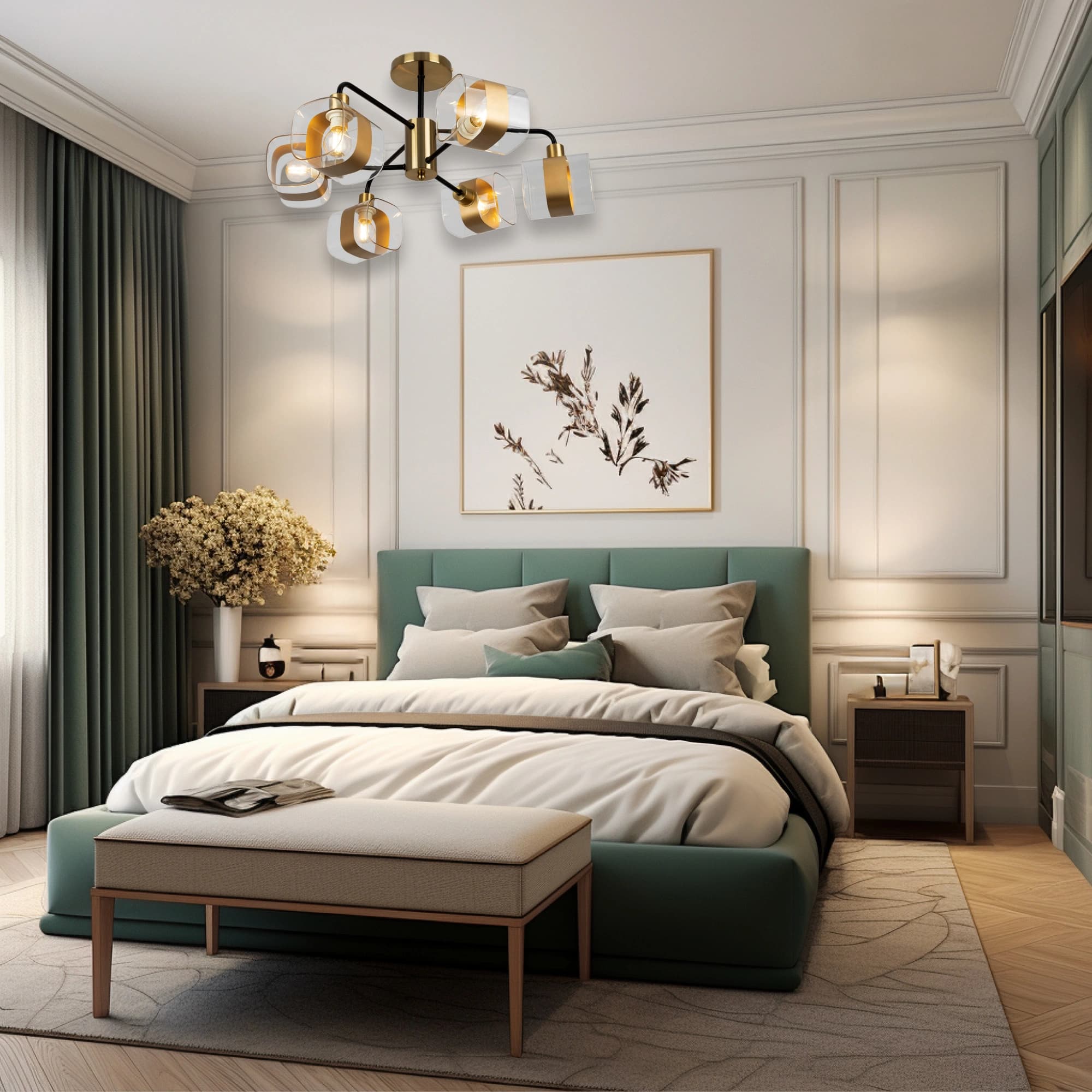 Citilux CL140161 Бертон Бронза+Черный Люстра — миниатюра 11