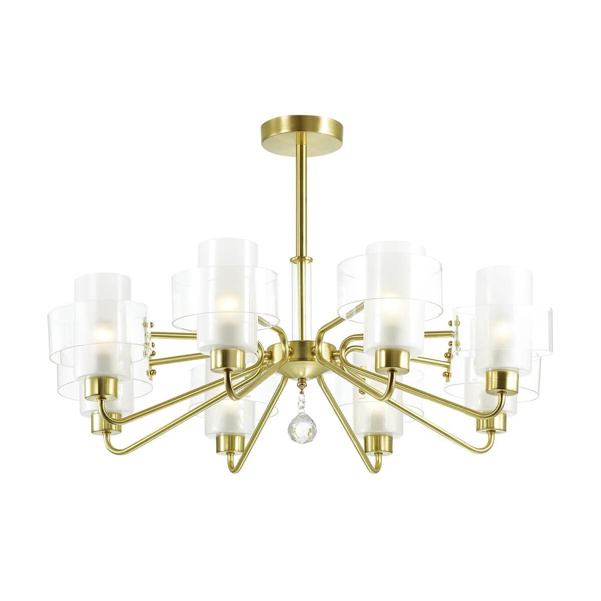 Lumion 3705/8C LN18 175 матовый золотой Люстра потолочная E14 8*40W 220V DREW — миниатюра 1