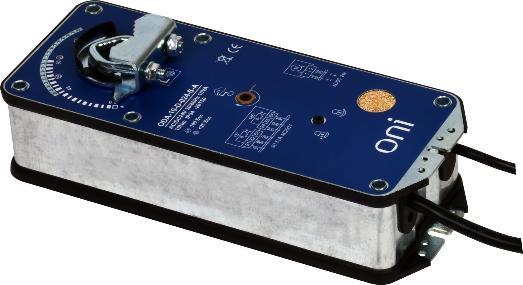 IEK ONI Привод заслонки 10Нм 230В AC 2 поз. с пруж. ODA-10-D-230-S-A
