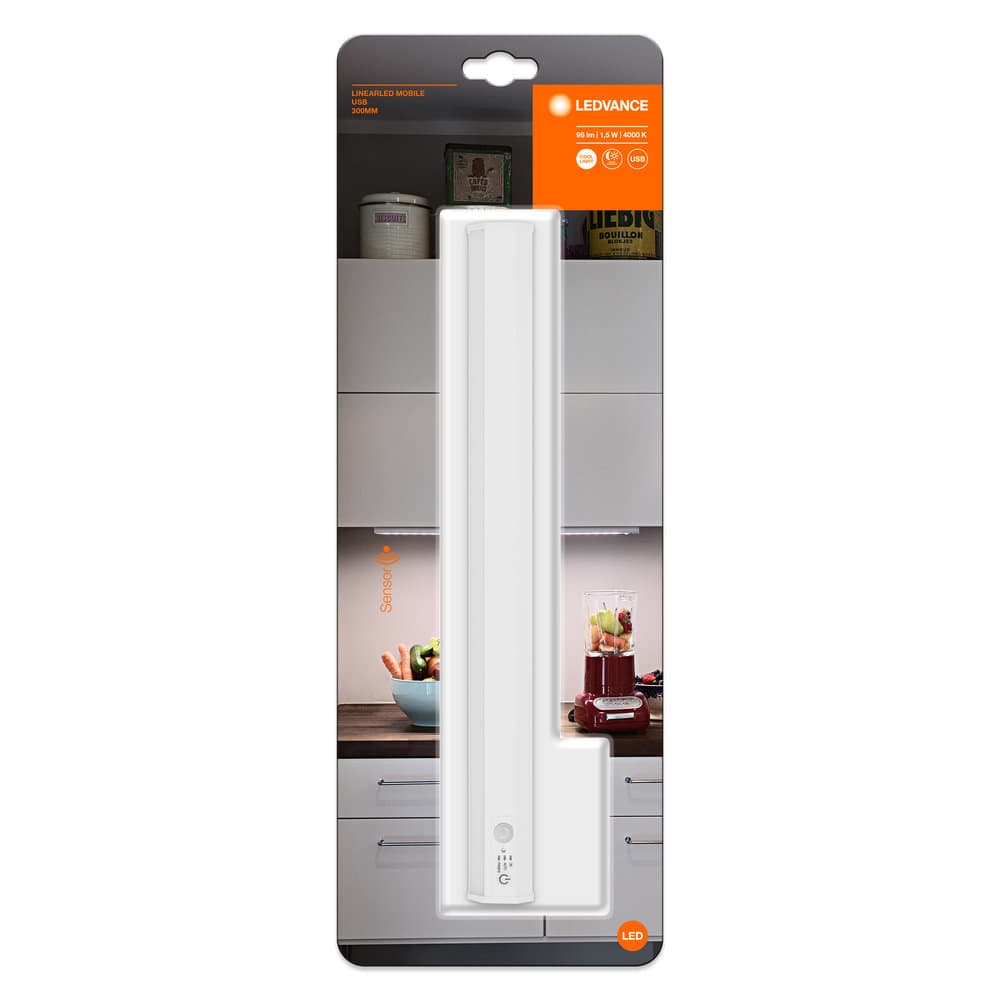 Ledvance Ночник-мобильный помощник Linear LED Mobile 300 с сенсором и USB, Серый Вт Лм, К 4058075260467 — миниатюра 2