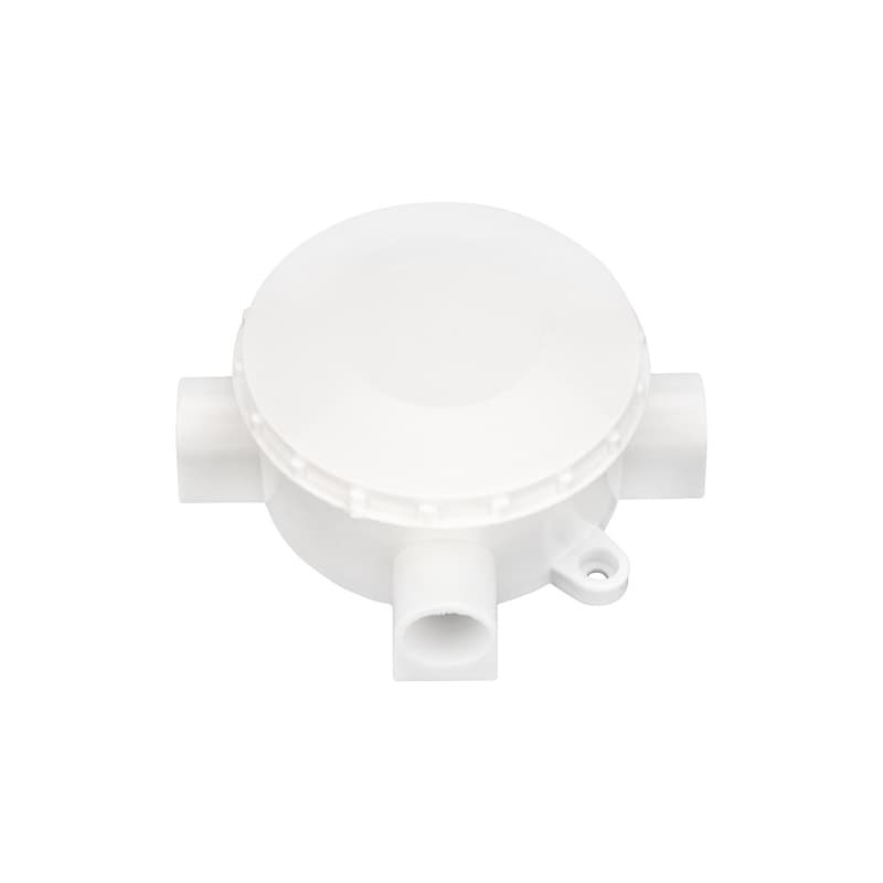 Коробка открытой установки 70x70x70x37мм пластик белый IP20 _ Rexant 28-3065